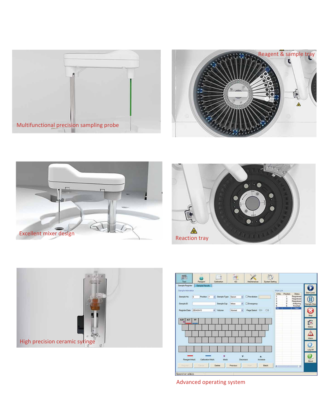 AL-300 Biochemistry Fully Automatic Machine